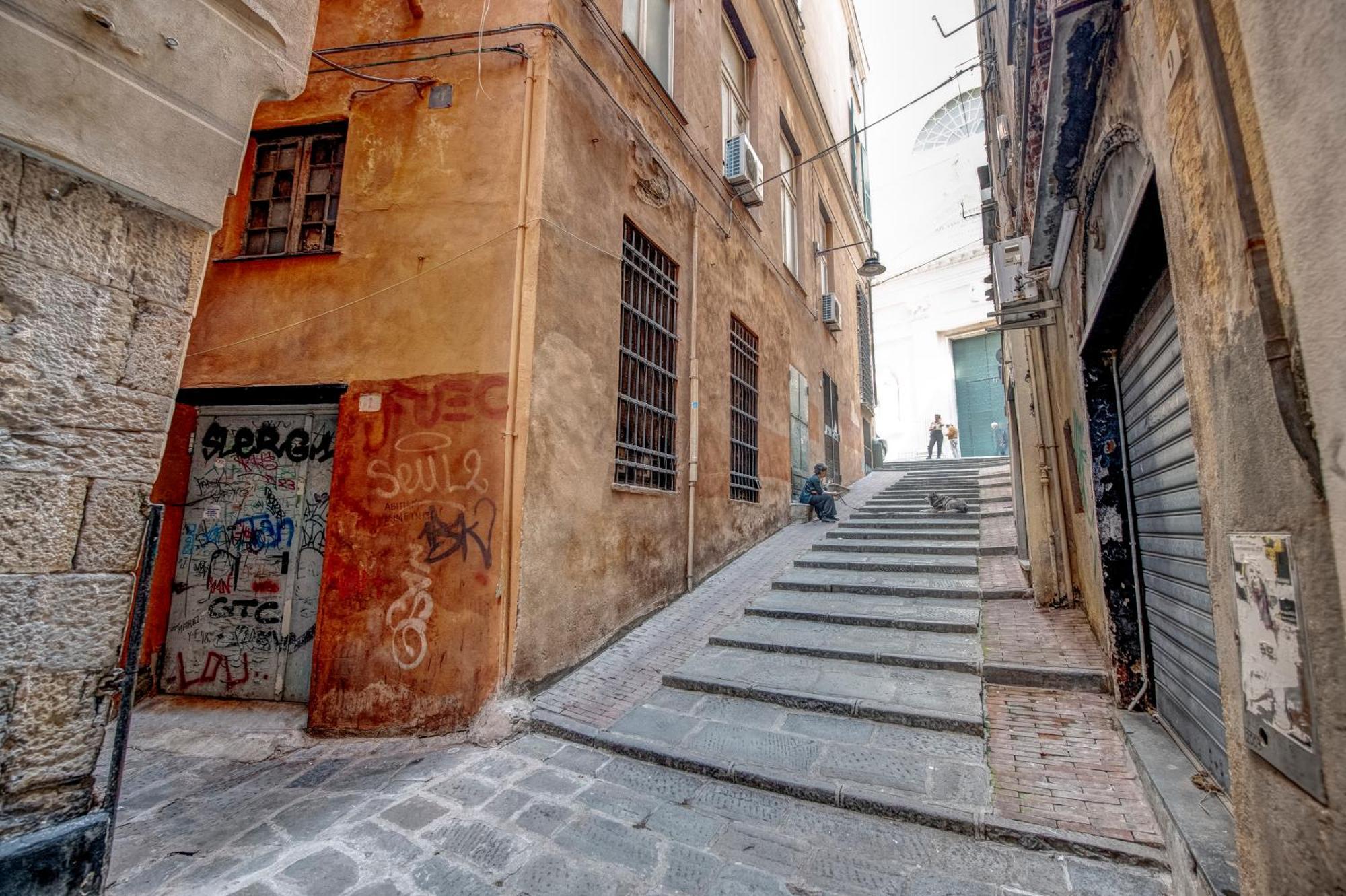 226 - Casa Dell'Orto- Nel Cuore Del Centro Storico Di Genova, 500Metri Dall'Acquario Di Genova Luaran gambar